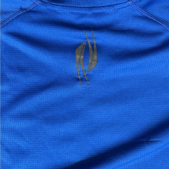 REI Mens Small Performance Base Layer Shirt Blue Gray Long Sleeve Athletic Top - Picture 8 of 13